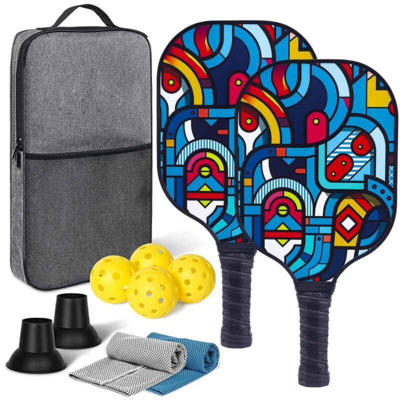 Pickleball Paddle Kit with Carrying Case
