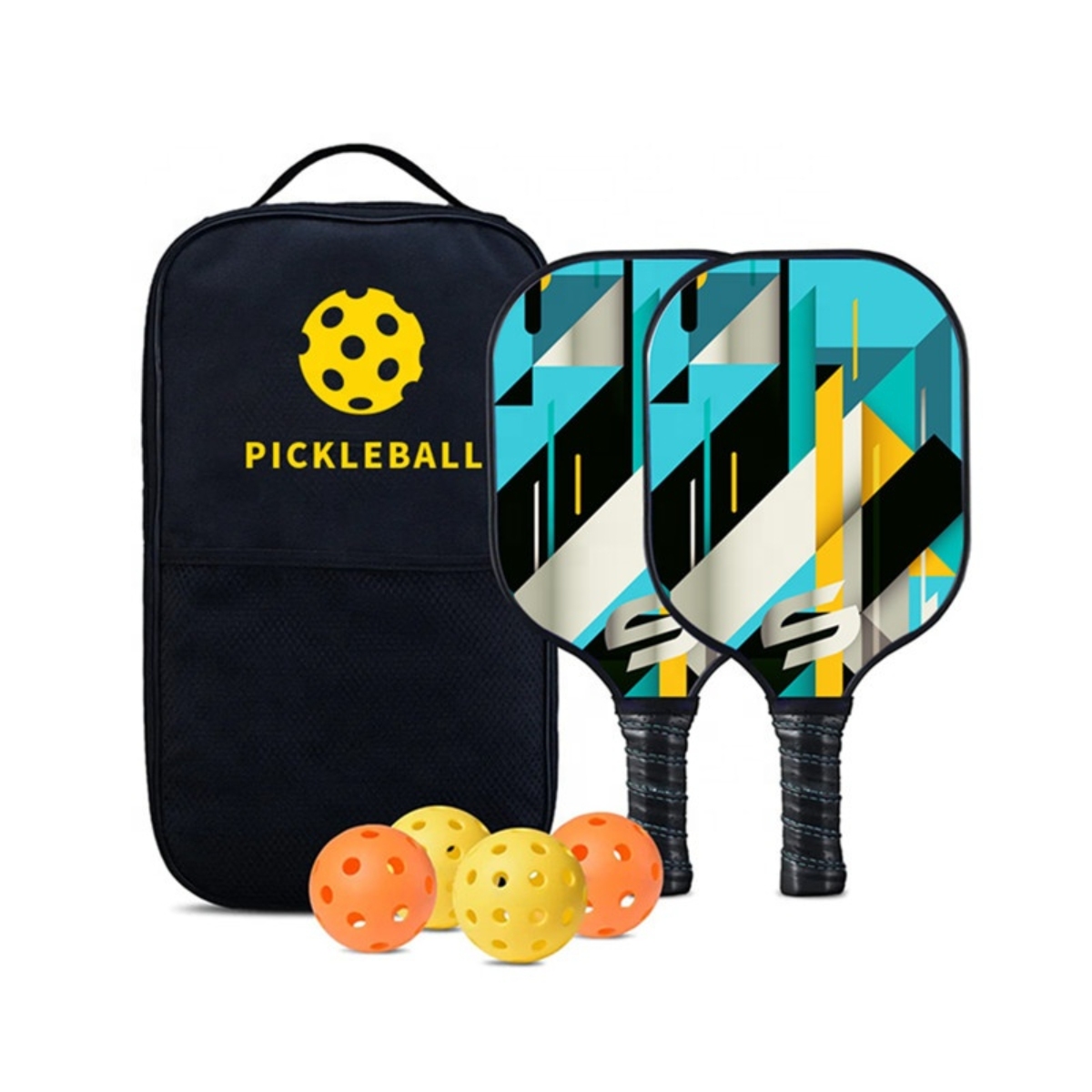 where-to-buy-custom-logo-graphite-paddle-china-factory (1) Custom Logo Graphite Paddle Set