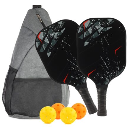 Carbon Fiber Racket with Sling Bag