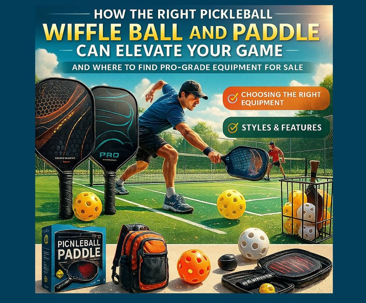 Pickleball Wiffle Ball