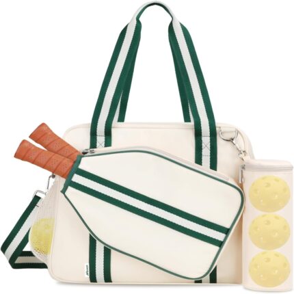 Stylish Pickleball Tote Bag Paddle