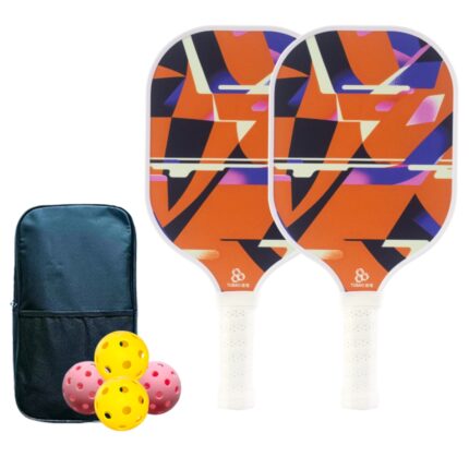 UV Printed Fiberglass Racket Set